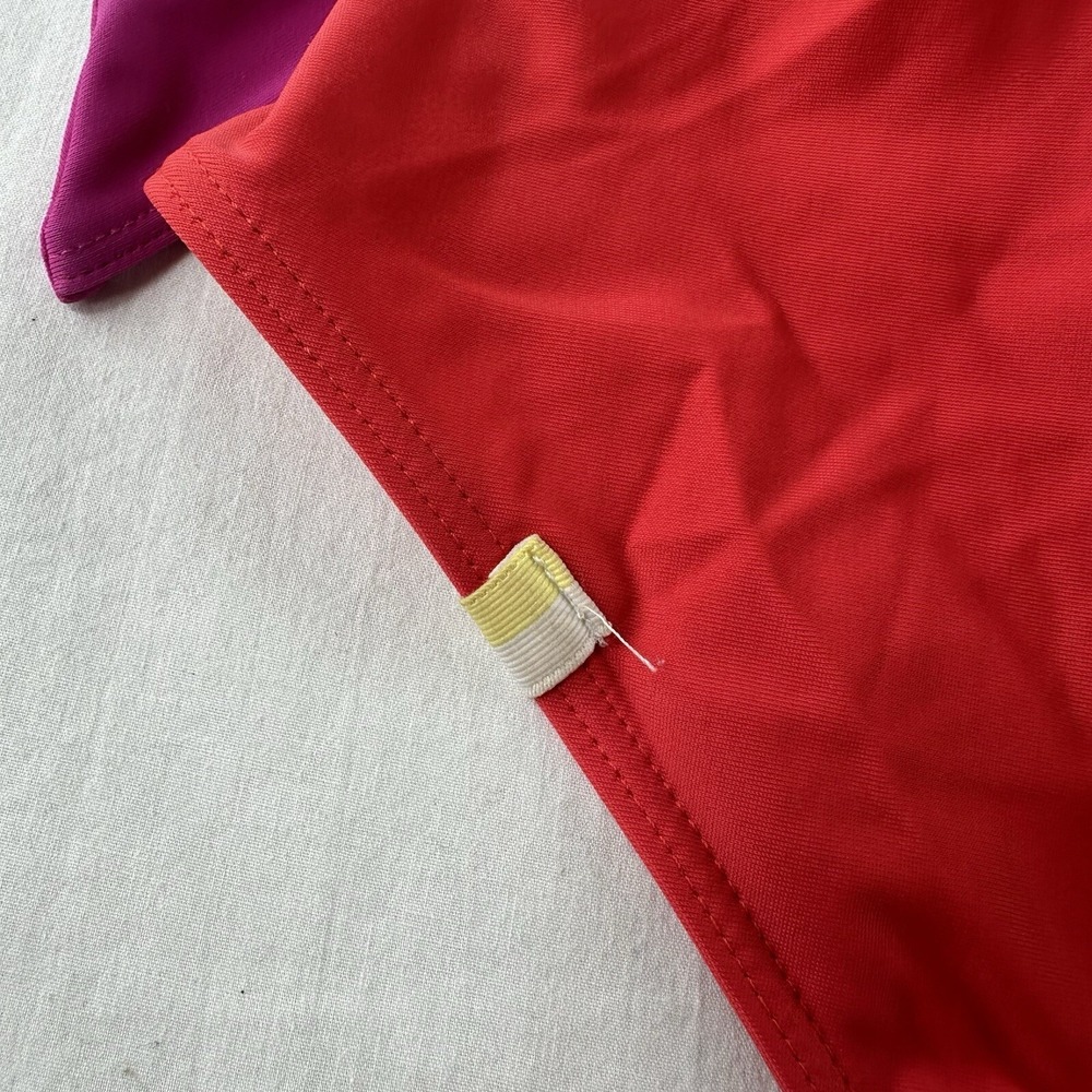 SUMMERSALT the perfect wrap one piece swimsuit in Hibiscus & Grapefruit size 18 - Picture 5 of 7